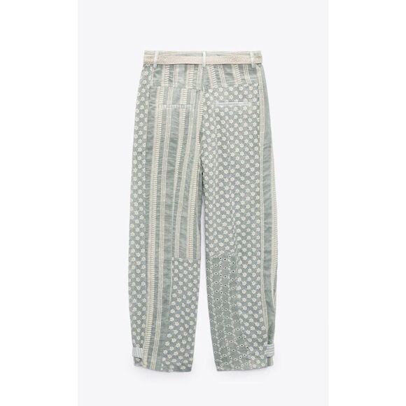 Zara embroidered pants Openwork - Picture 3 of 6